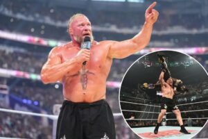 Read more about the article Brock Lesnar offically announces his retirement after WWE SummerSlam loss to Oba Femi