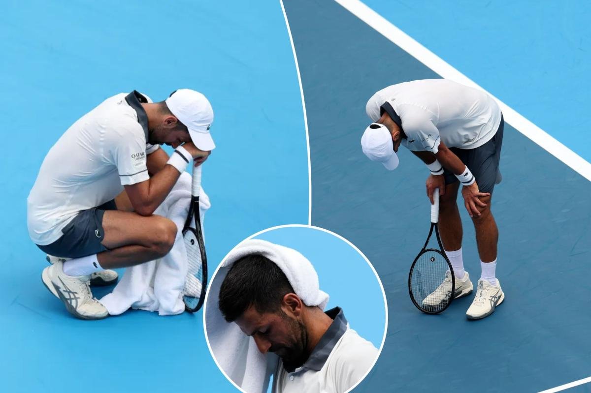 You are currently viewing Distressed Novak Djokovic comes clean on health condition after collapsing at Cincinnati Open
