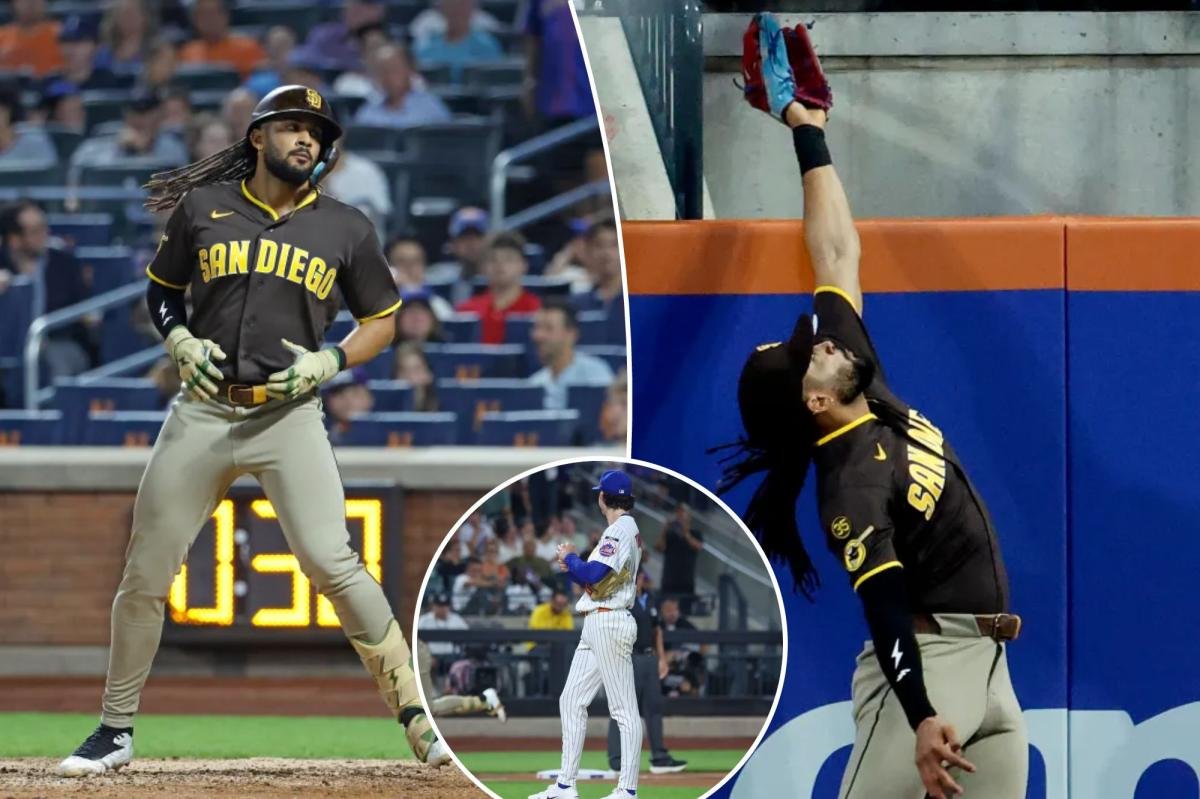 Read more about the article Fernando Tatis Jr.’s heroics on both sides of the ball snap Mets’ win streak