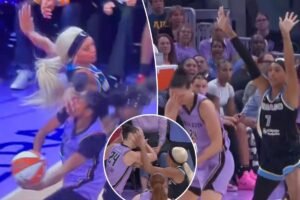Read more about the article DiJonai Carrington face smack, eye slap has WNBA fans fuming days after Sophie Cunningham foul controversy