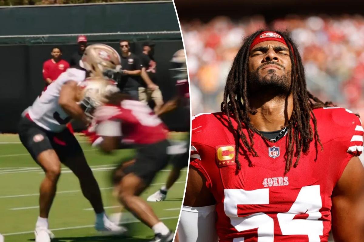 You are currently viewing 49ers’ Fred Warner sets record straight after breaking teammate’s ribs