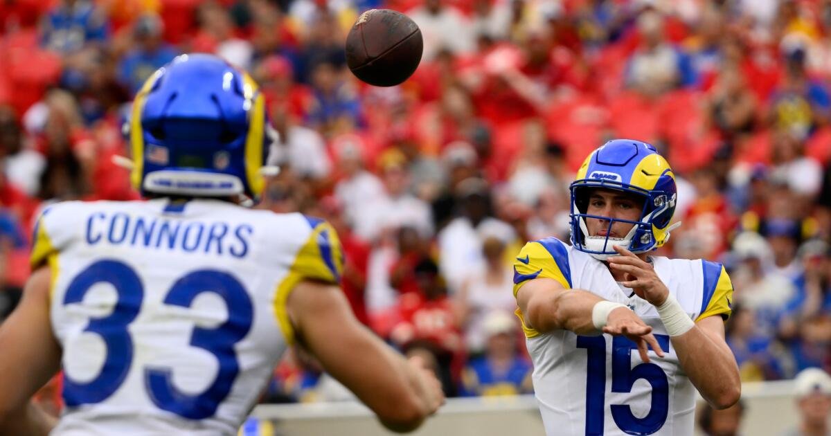 You are currently viewing Ty Simpson puts in sharp performance in Rams’ preseason win