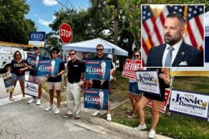 Read more about the article Trump-endorsed incumbent Rep. Cory Mills unseated by Ryan Elijah in Floridaâs 7th District