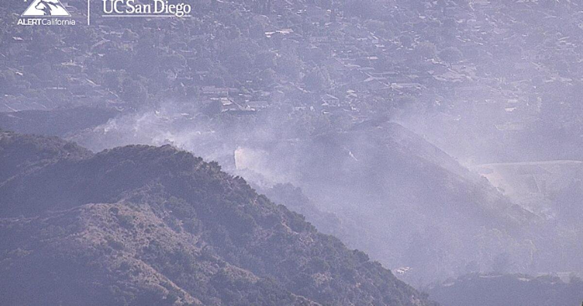 You are currently viewing Firefighters battling brush fire in Burbank