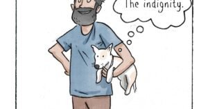 Read more about the article Op-comic: He's 13 and going gray and somehow still a puppy