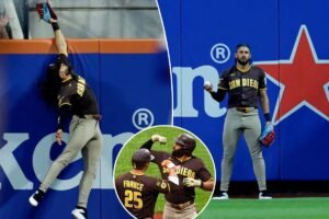 Read more about the article Padres’ Fernando Tatis Jr mean mugs Francisco Lindor after insane grand slam robbery