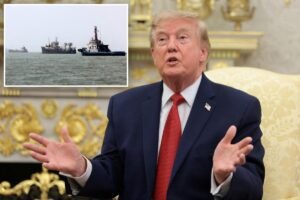 Read more about the article Trump posts map labeling Strait of Hormuz ‘new US territory’ before announcing no talks with Iran planned