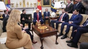 Read more about the article Marco Rubio gets 68-panel meme collage as White House birthday gift