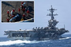 Read more about the article Dems quiz Pentagon about conditions aboard USS Abraham Lincoln after reports of sailors trying to jump overboard