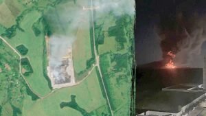 Read more about the article Ukraine drone strikes spark fire at Wildberries warehouse in Russia